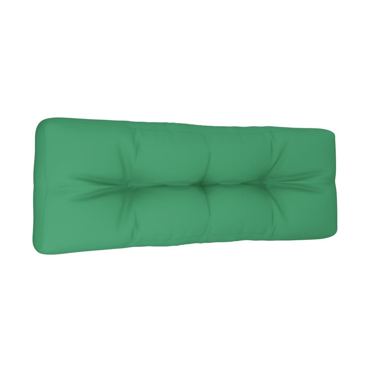 Pallet Cushion Green 47.2"x15.7"x4.7" Fabric - Green
