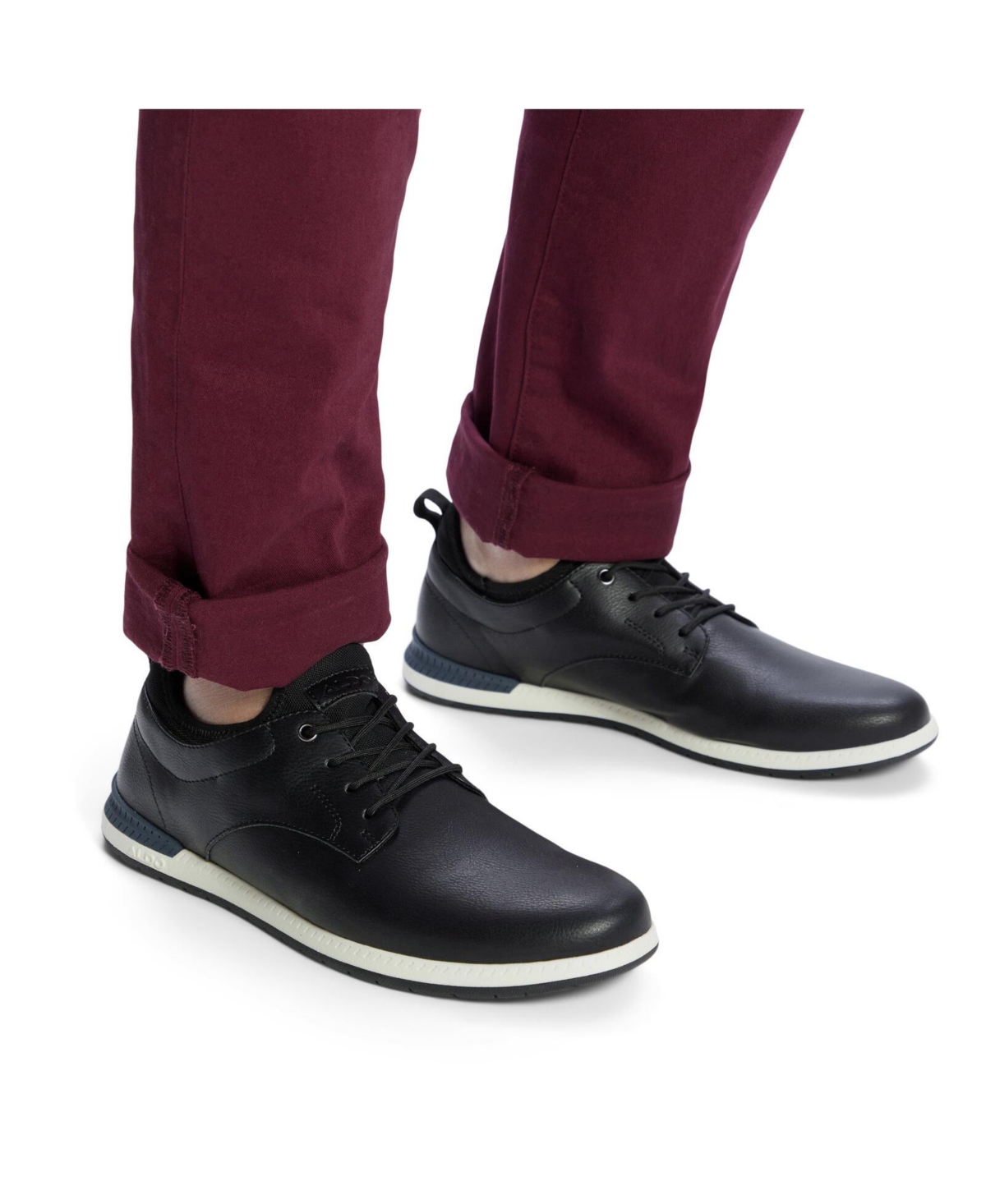 Shop Aldo Men's Colby Derby Dress Casual Lace Up Sneaker In Black