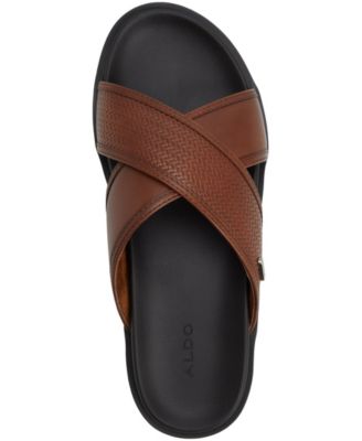 Men's Mario Leather Slip On Sandals