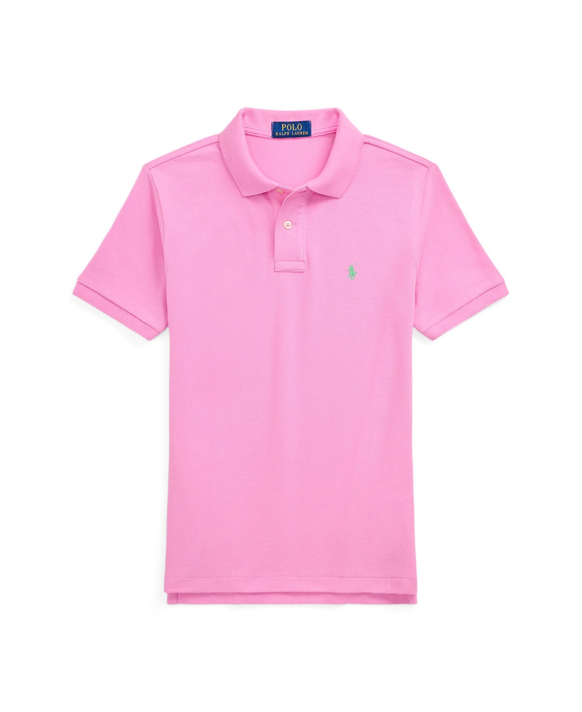 Polo Ralph Lauren Big Boys Classic Fit Cotton Mesh Polo Shirt In Laguna Pink