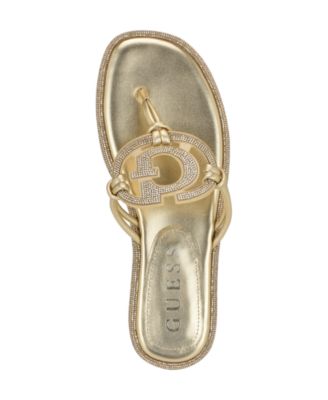 Women's Saima G Cutout Rhinestone Flat Sandals