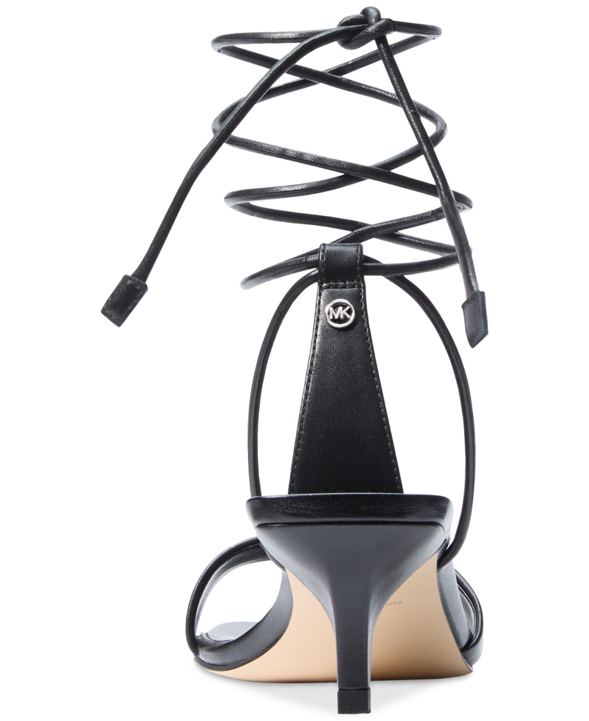 Michael Kors Michael  Women's Jaida Ankle-tie Sandals In Black