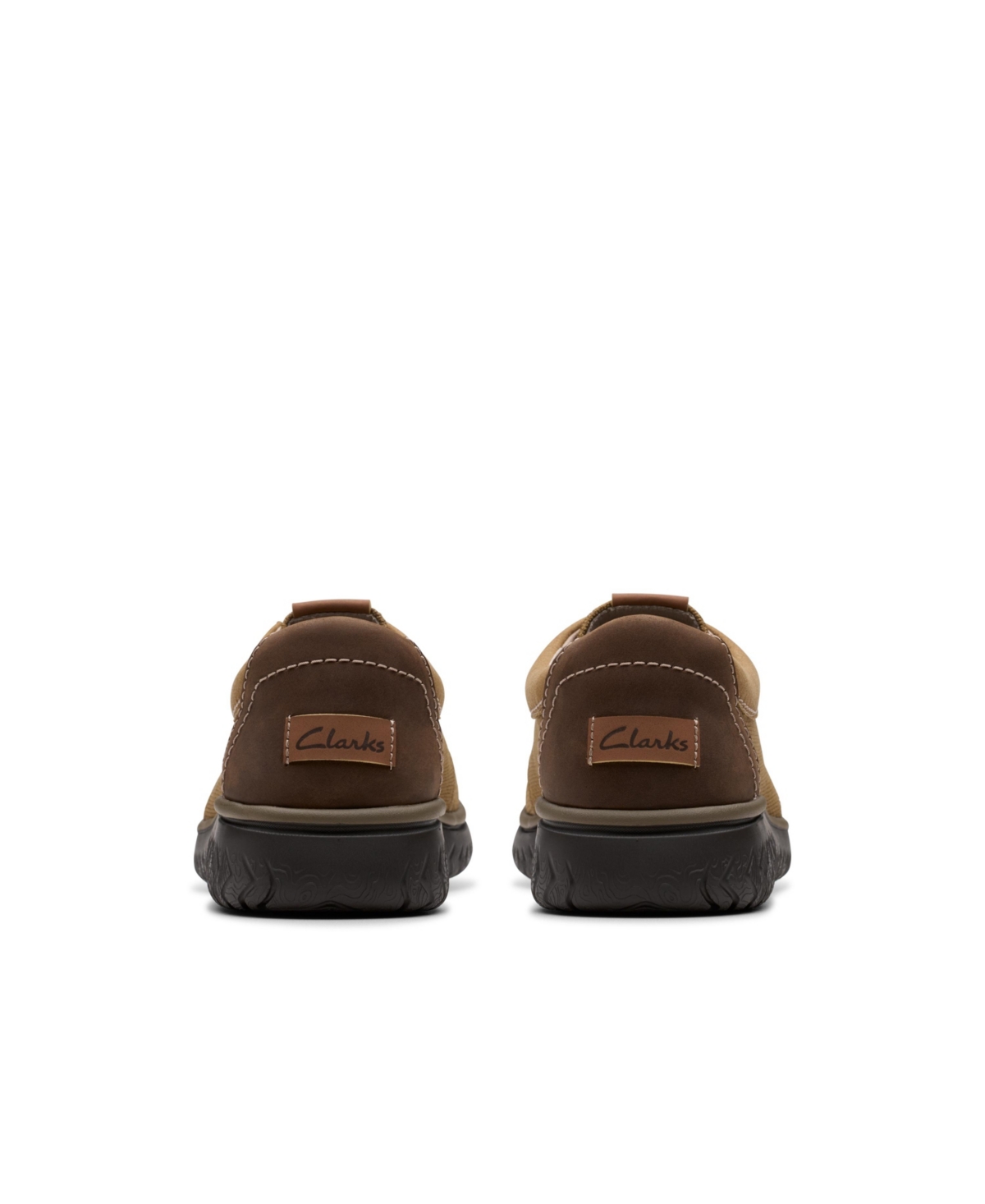Clarks Men's Collection Relax Lite Lace Shoes In Light Brown Textile