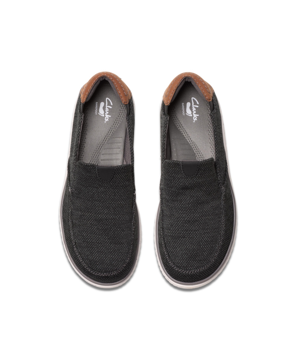 Clarks Men's Collection Relax Lite Step Shoes In Black Combi Textile