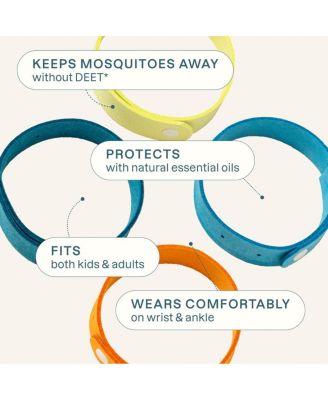 Mosquito Repellent Bracelets - Microfiber - 20 Pack