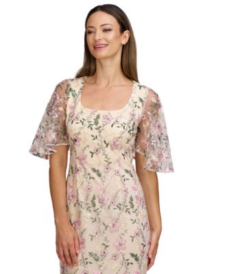 Women's Hannah Floral-Embroidered Gown