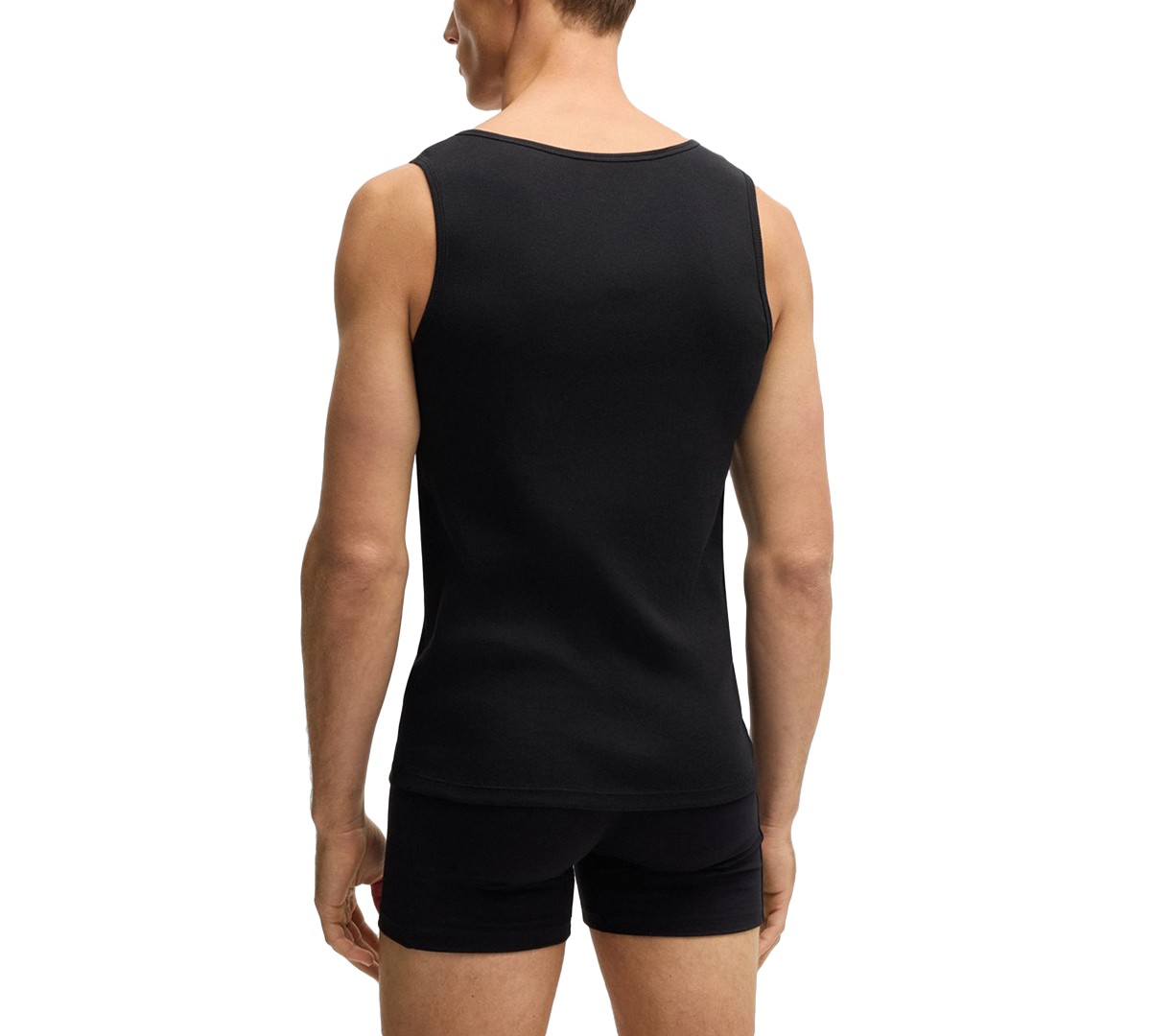Мужские BOSS by Hugo Boss Men's 3-Pack Classic Ribbed Tank Tops — фото 4