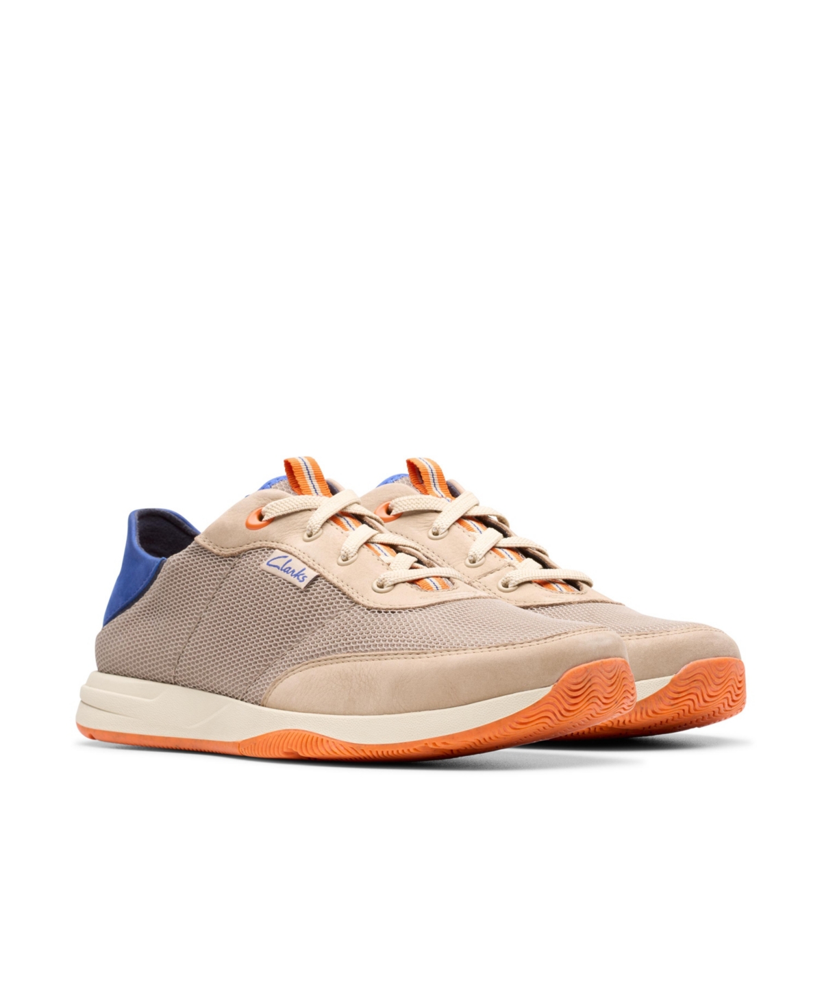 Clarks Men's Collection Sailview Sport Shoes In Sand Combi Nubuck