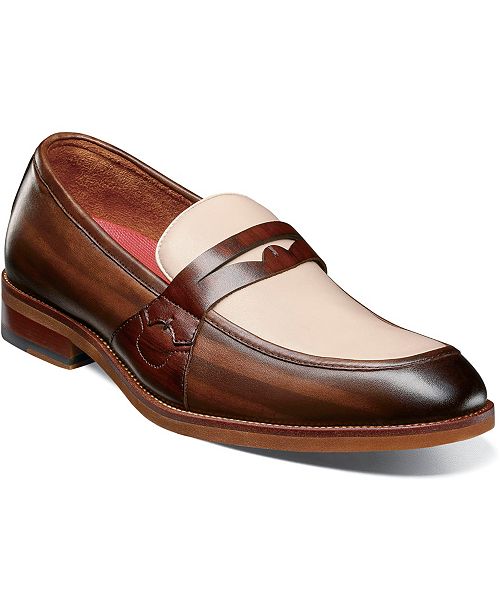 alfani Stacy Adams Men's Prichard Moc Toe Penny Slip On Loafer Men's Shoes