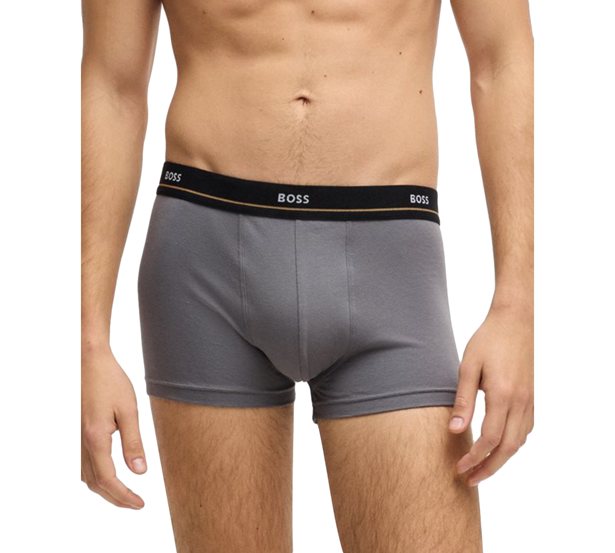 HUGO BOSS BOSS BY HUGO BOSS MEN'S 5-PACK ESSENTIAL LOGO TRUNKS