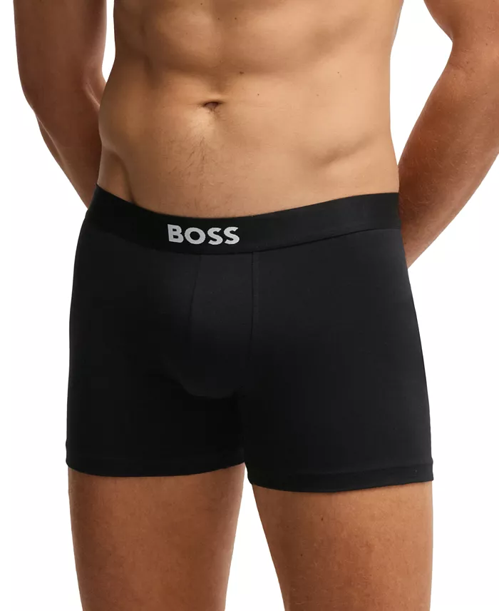 Men's 3-Pack Stretch Cotton Boxer Briefs - thumbnail 5
