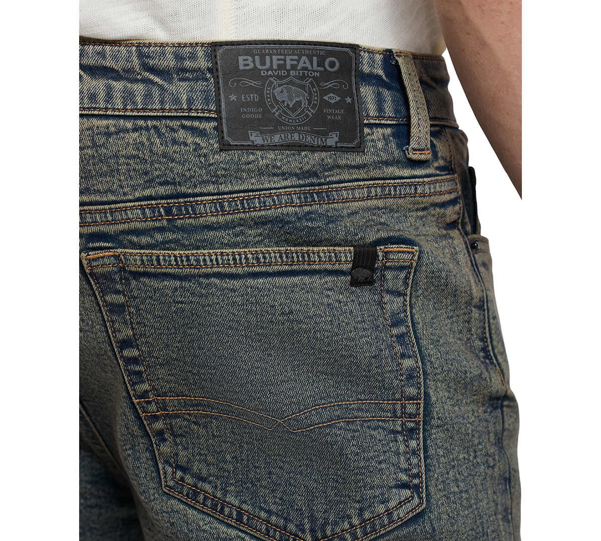 Buffalo David Bitton Men's Driven Relaxed-straight Fit Jeans In Authentic Worn