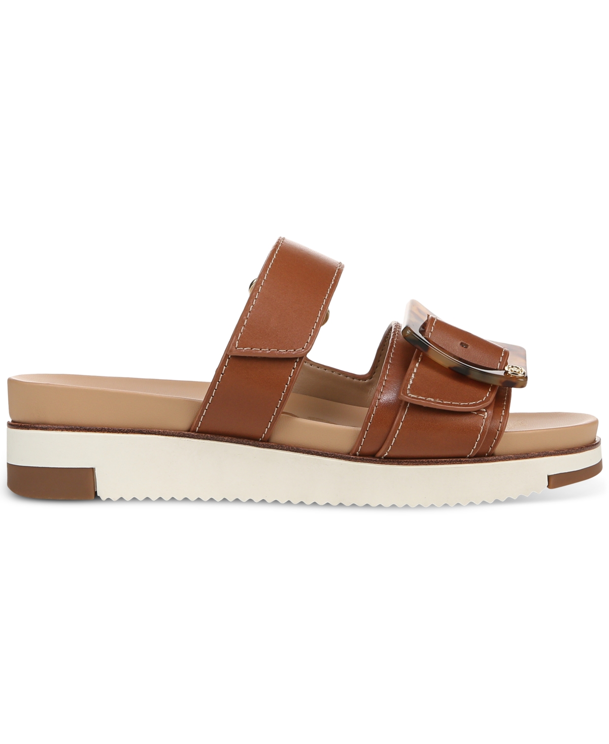 Sam Edelman Adrianna Two-strap Sandal In Saddle