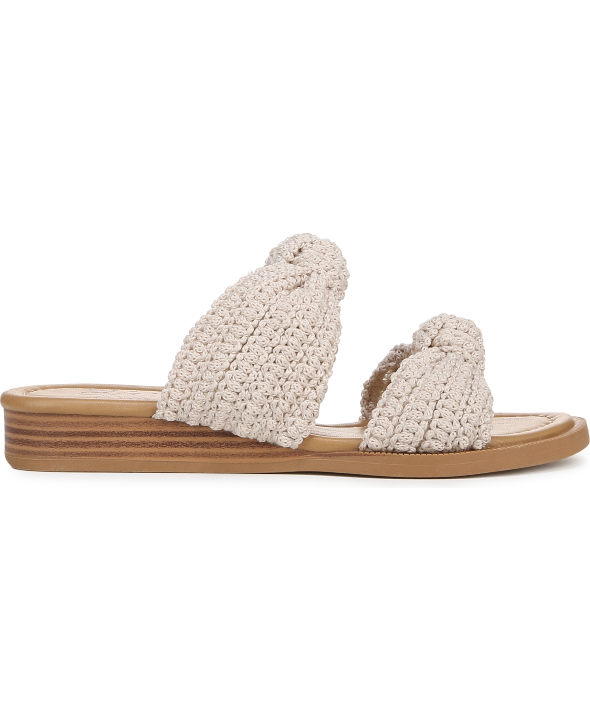 Blowfish Malibu Ashland Wedge Sandal In Off White Crochet Fabric