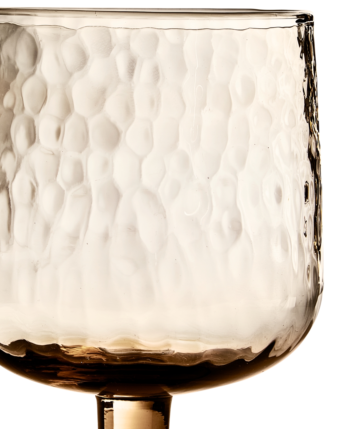 Oake Textured Wine Glasses, Set Of 4, Exclusively At Macy's In Amber