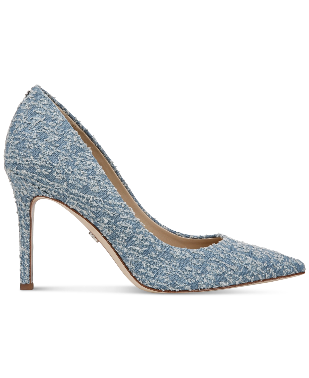 Sam Edelman Hazel Pointed Toe Pump In Montrose Blue