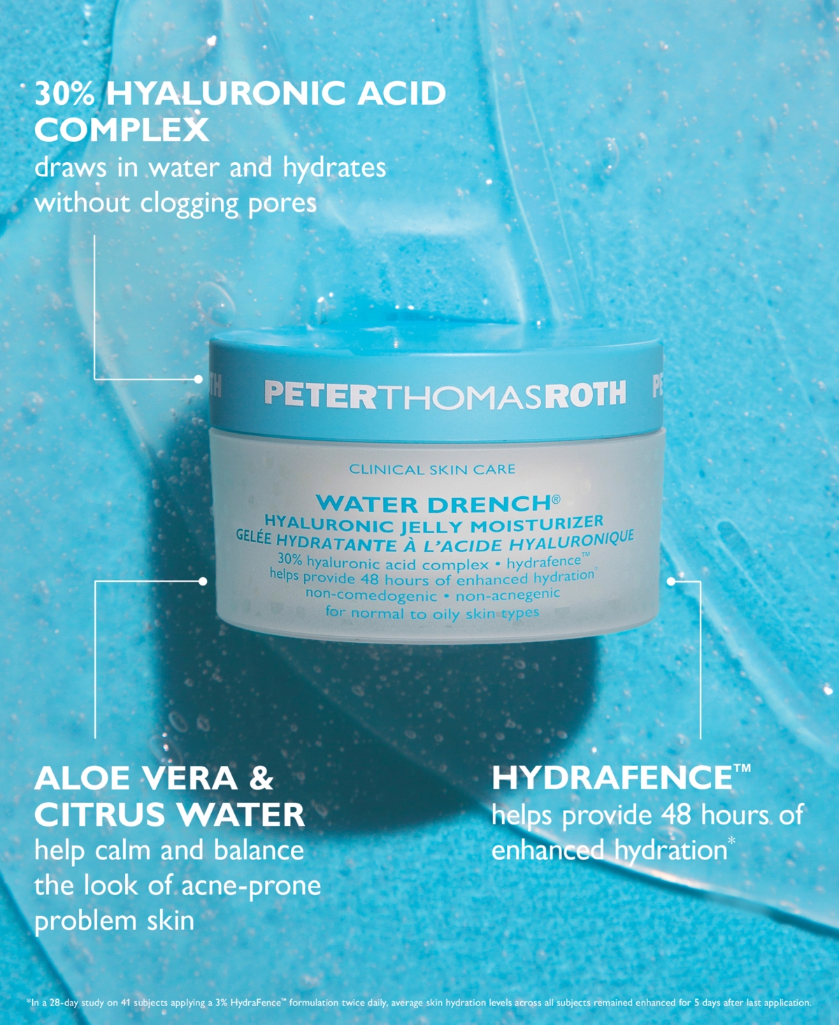 Peter Thomas Roth Water Drench Hyaluronic Jelly Moisturizer 1.7 Oz. In No Color