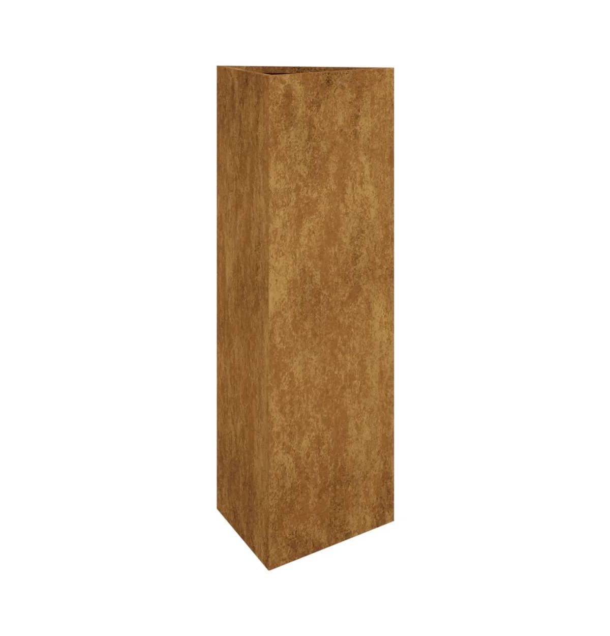 Garden Planter 11.8"x10.2"x29.5" Corten Steel - Brown