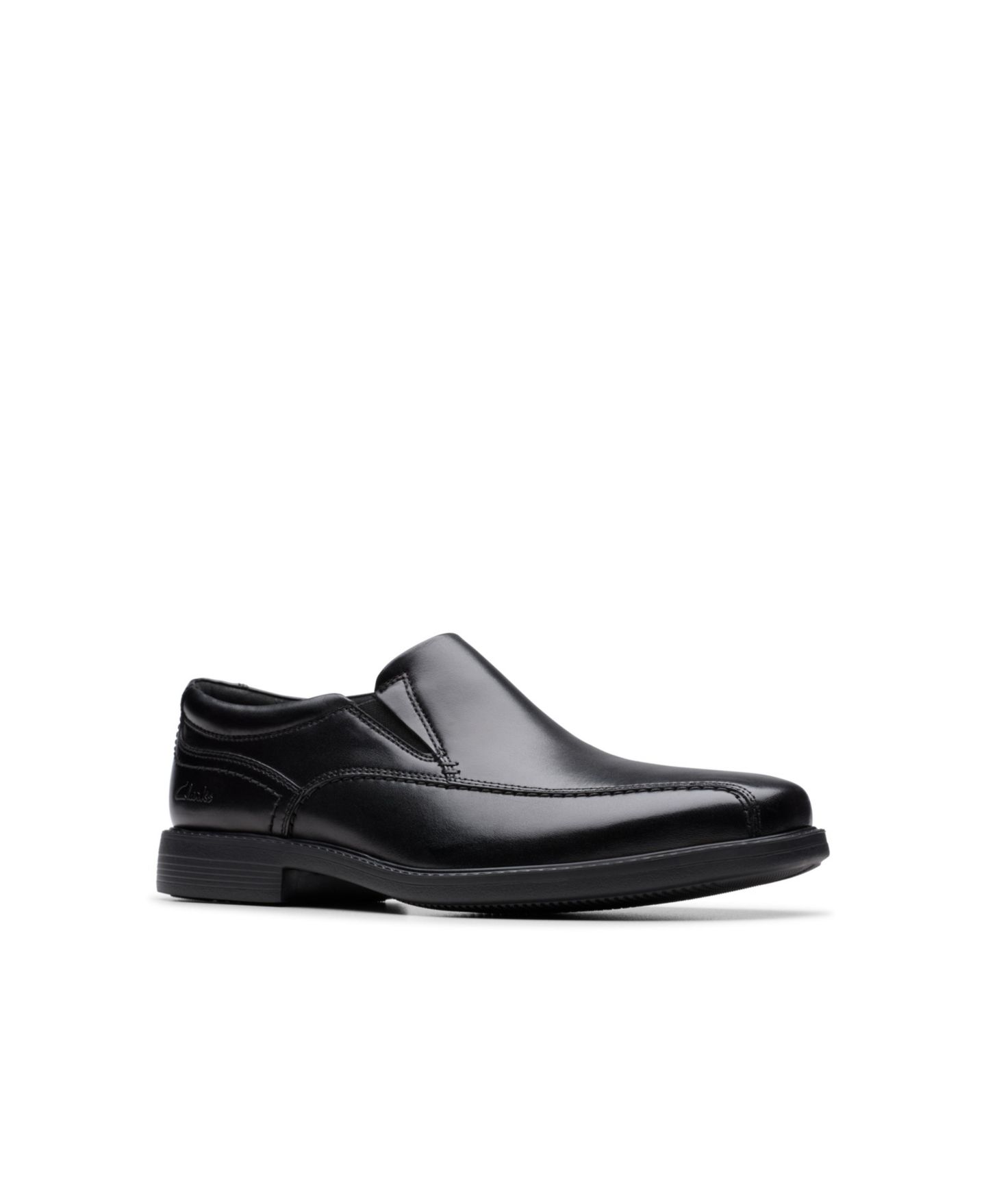 Мужские туфли Clarks Collection Dresslite Step, цвет: Чёрный кожаный — фото 1