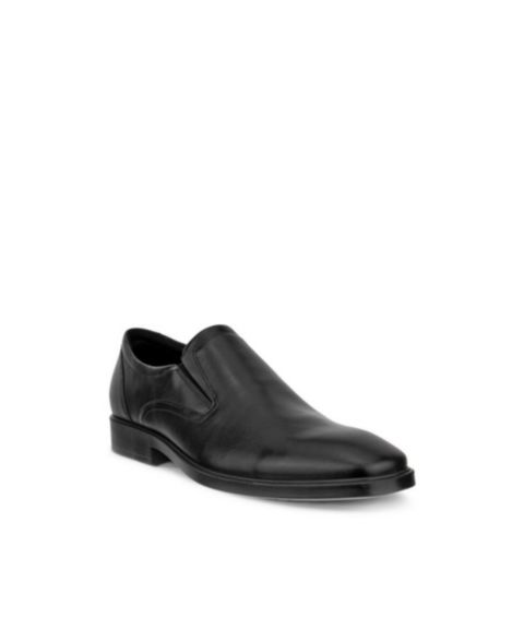 Мужские туфли Ecco Metropole Milan Plain Toe Slip-On, цвет: Чёрный