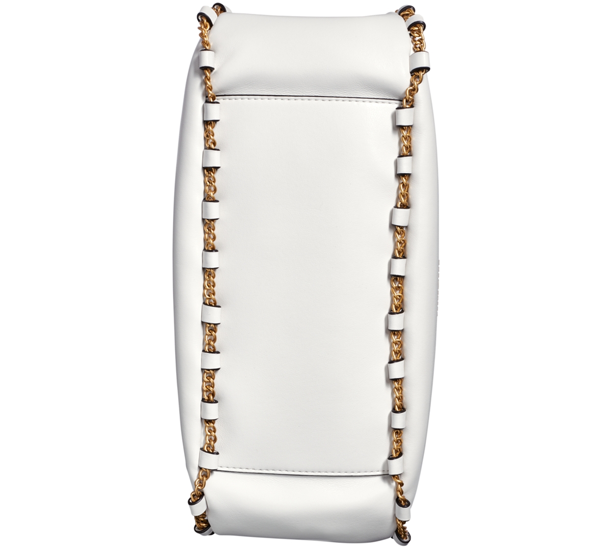 Shop Donna Karan Batiste Triple Compartment Small Shoulder Bag In Brillant White