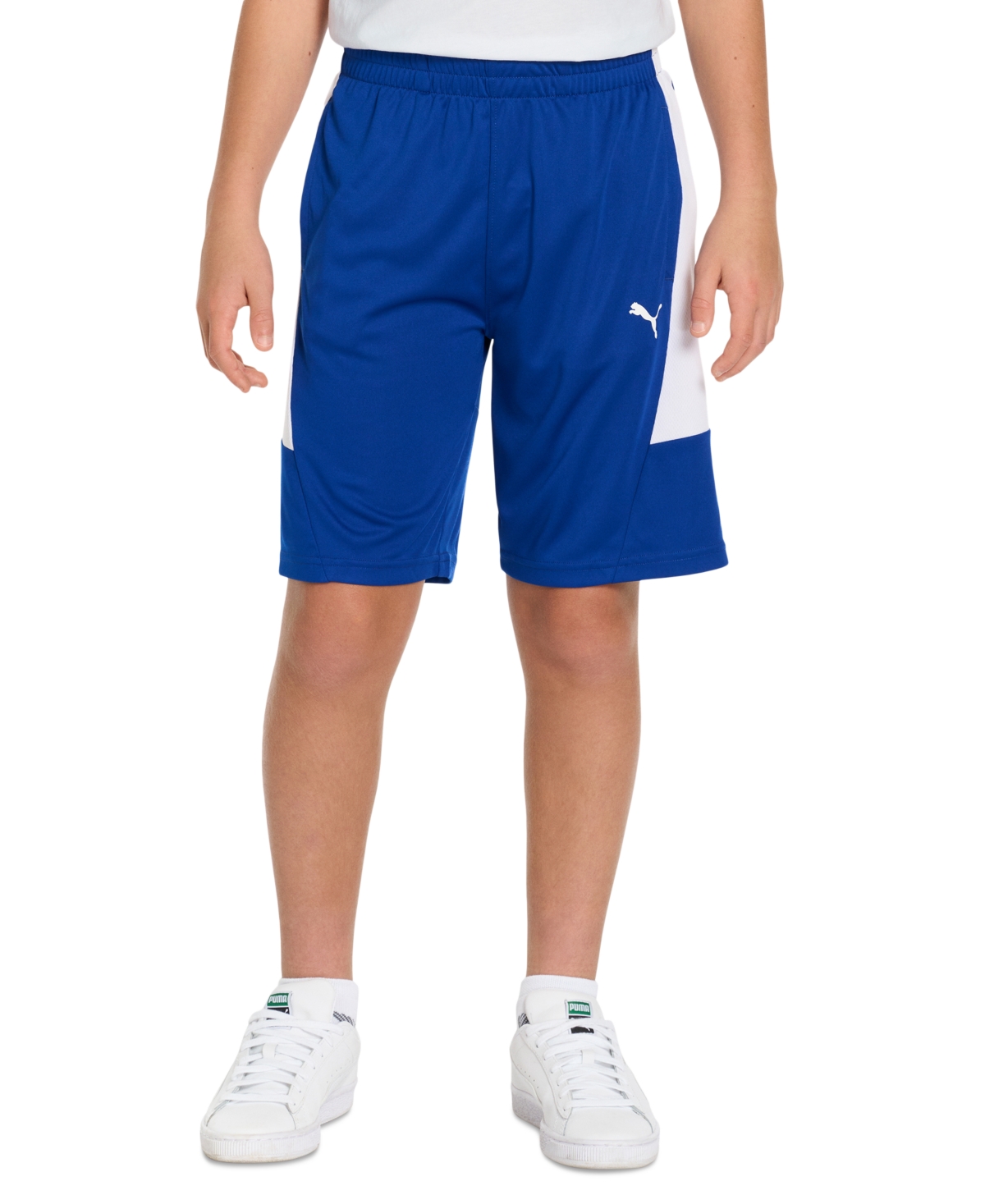 Puma Big Boys 8-1/2 Inch Core Pack Shorts In Vivid Blue