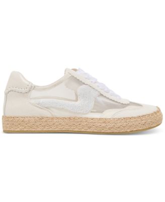 Women's Notice Beaded Lace-Up Low-Profile  Espadrille Sneakers