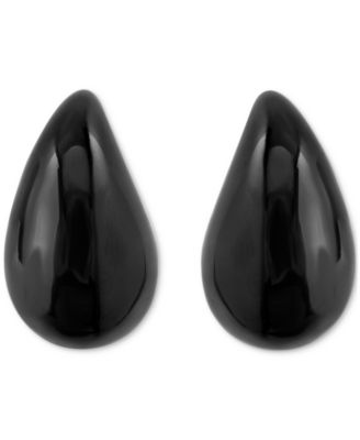 EFFY&reg; Onyx Fancy Shape Swoop Stud Earrings in 14k Gold