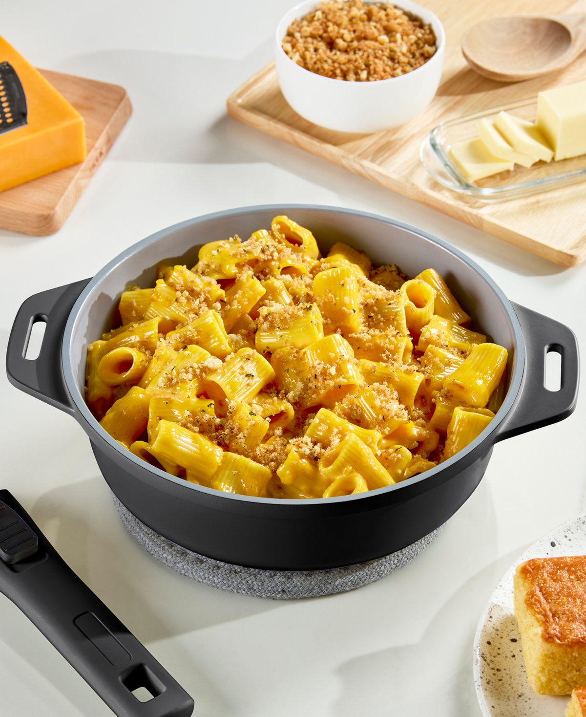 Dash Smartstore 5-in-1 Multipurpose Nesting Cookware Set In Forged Iron