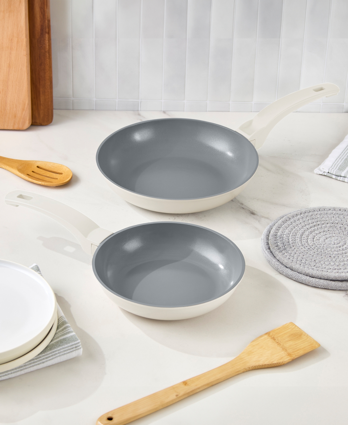 DASH SMARTSTORE 8" AND 9.5" NESTING NONSTICK FRYPAN SET 