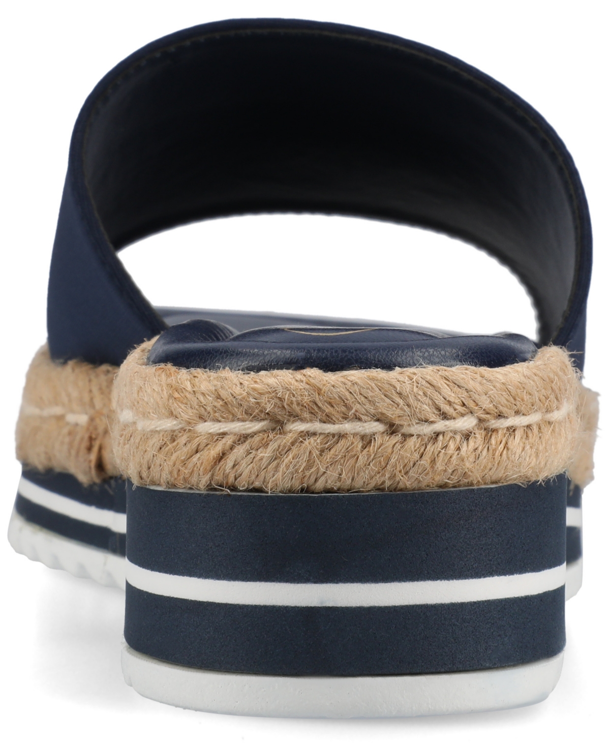 Shop Journee Collection Women's Rosey Espadrille Platform Wedge Sandals In Navy