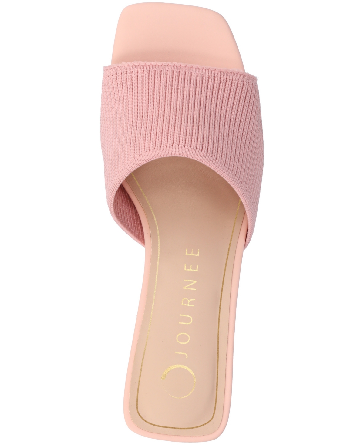 Journee Collection Shilin Slide Sandal In Pink