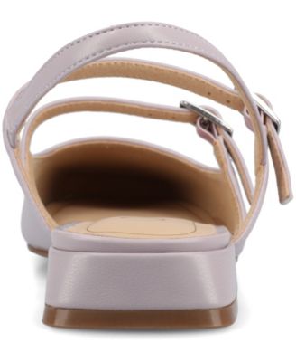 Women's Gretchenn Multi Strap Square Toe Mary Jane Flats