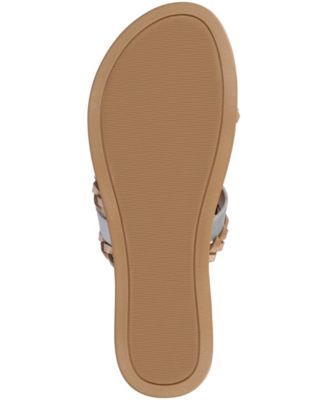 Women's Colette Braided Strappy Open Toe Flat Sandals