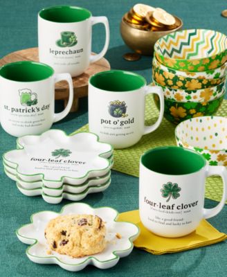 St. Patrick's Day Mugs, Set of 4