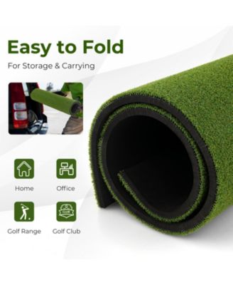 5 x 3 ft Artificial Turf Grass Practice Mat for Indoors and Outdoors
