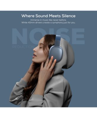 GabbaGoods Platinum Vibe Over Ear Stereo Sound Bluetooth Headphones with Built-In Mic