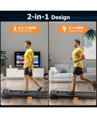 Under Desk Walking Pad Treadmill for Home/Office with Watch-Like Remote Control