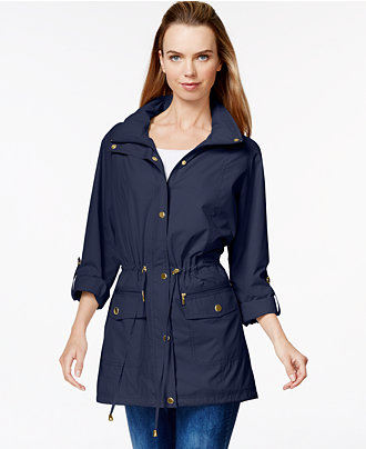 Style & Co. Anorak Utility Jacket, Only at Macy's - Jackets & Blazers ...
