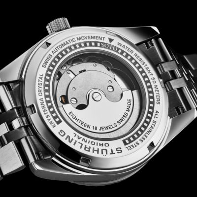 Datemaster II Men s Swiss Automatic 42mm Stainless Steel Watch, Black Dial, Fluted Bezel, Day & Date, 100M Water Resistant