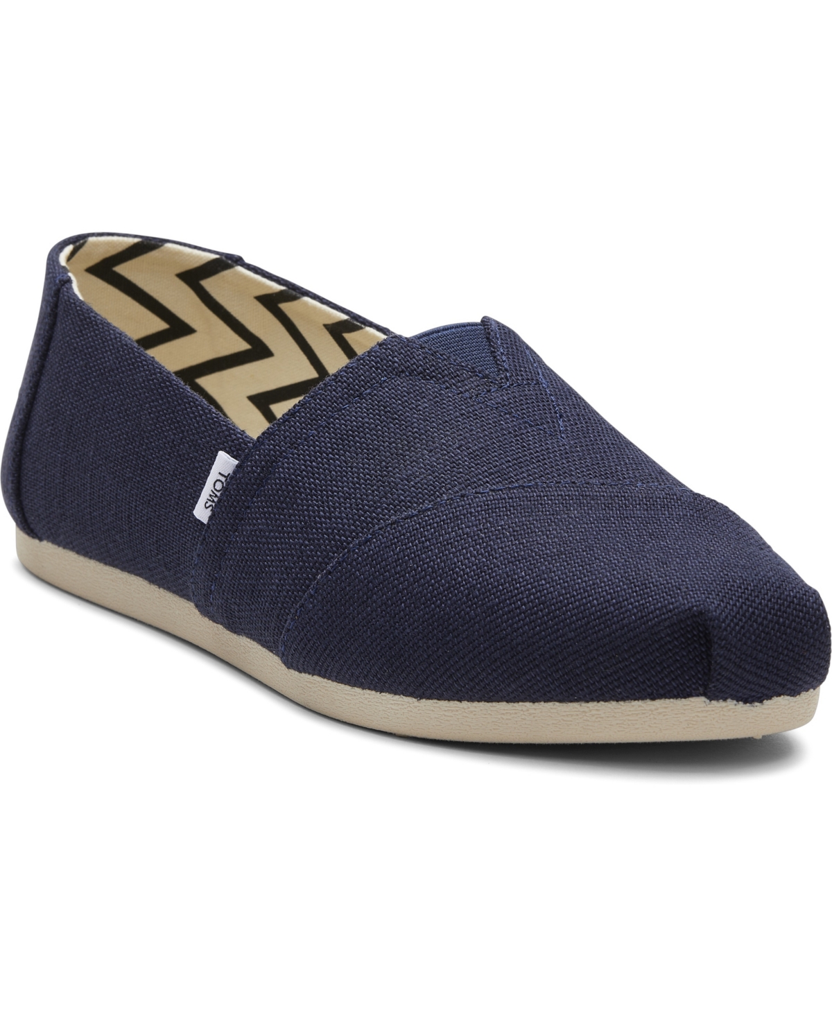 TOMS WOMEN'S ALPARGATA CLASSIC HERITAGE CANVAS SLIP-ON FLATS 