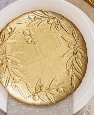 Moon Glass Olive Salad Plate