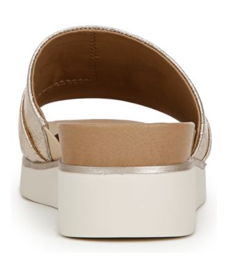 Women's Genevieve Square Open Toe Slide Platform Sandals