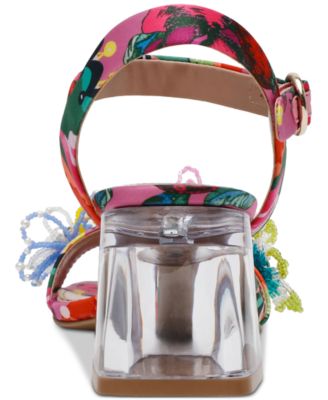 Women's Cinthia Embellished Block-Heel Sandals 