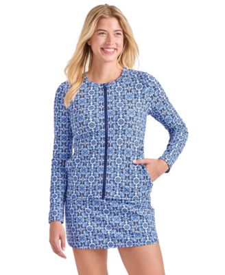 Full Zip Long Sleeve Rashguard Skirt Bottom