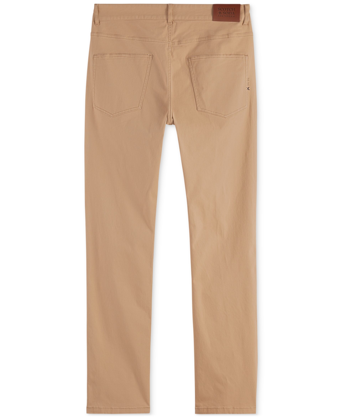 Scotch & Soda Men's Ralston Slim-fit Stretch Twill Pants In Soft Camel