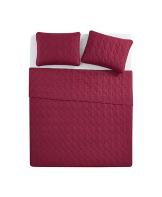 Circles Pinsonic 3-Pc. Quilt Set, King