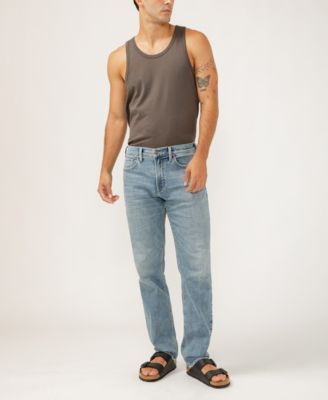 Men's Eddie Classic Athletic Fit Tapered Leg Luxe Heritage Jeans