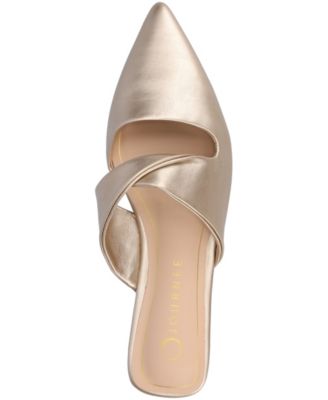 Women's Enniss Twist Cutout Pointed Toe Mules