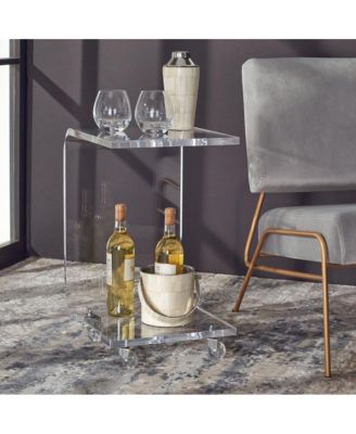 Rollins Acrylic Bar Cart